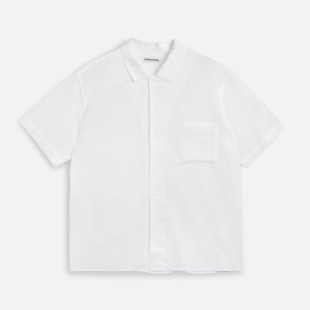 YMC Mens Malick Shirt White