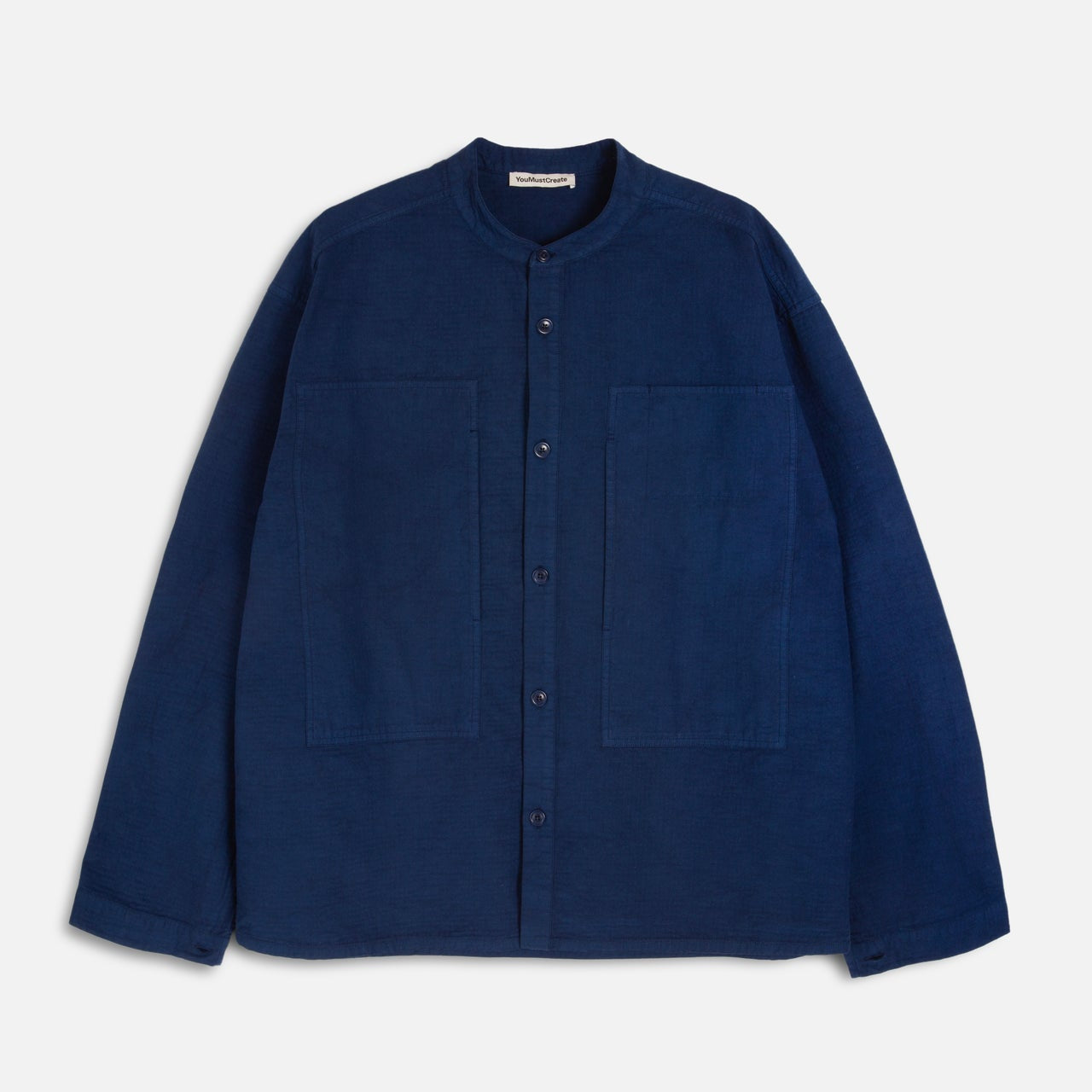 YMC Mens Hawkeye Shirt Blue