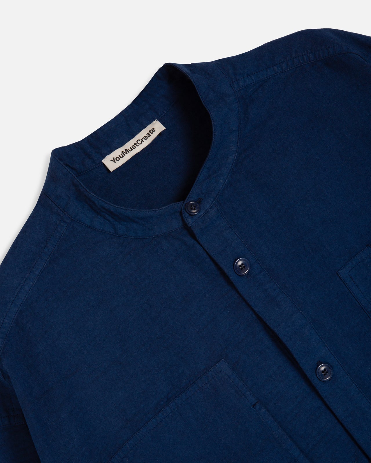 YMC Mens Hawkeye Shirt Blue