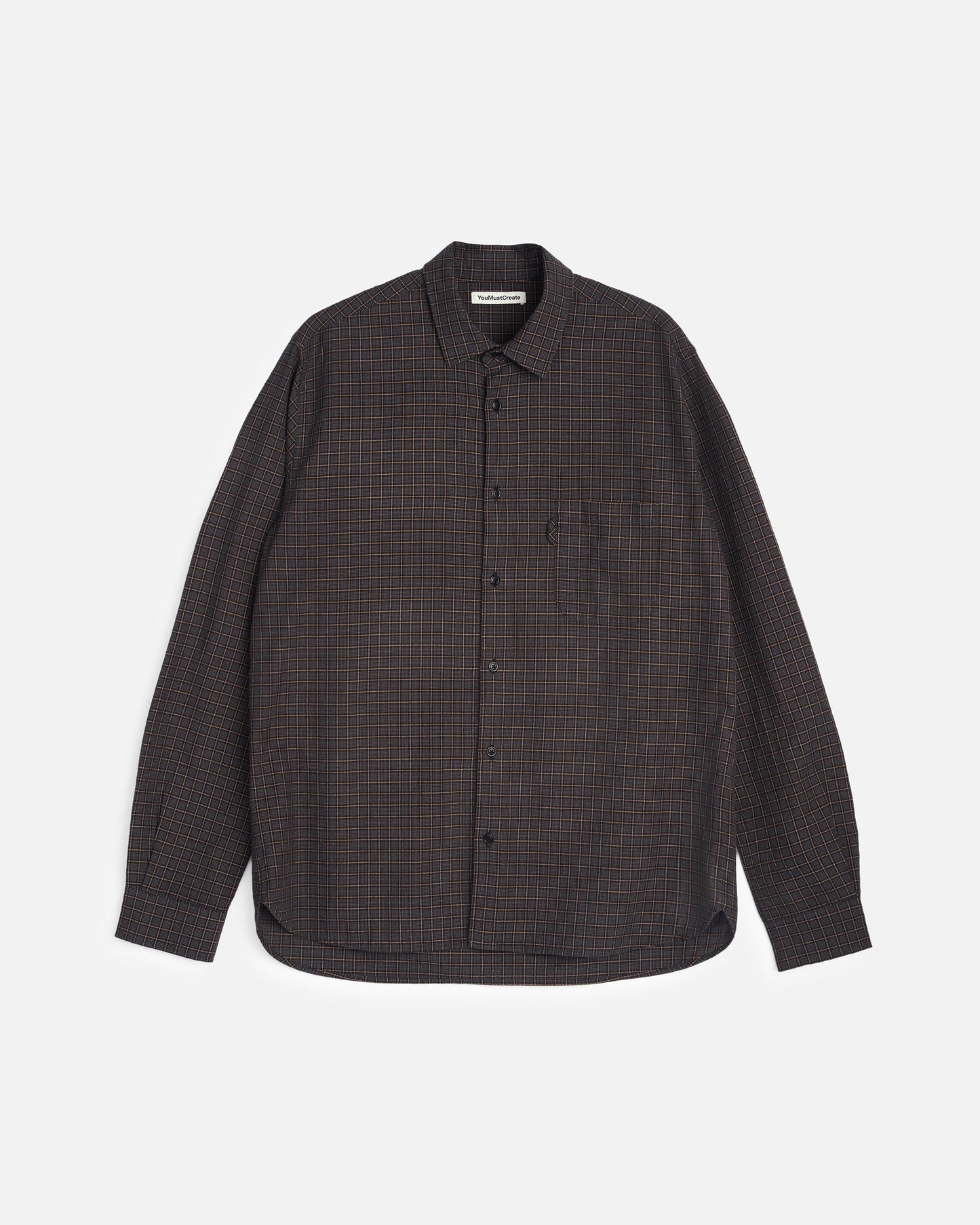 YMC Mens Curtis Shirt Grey Multi