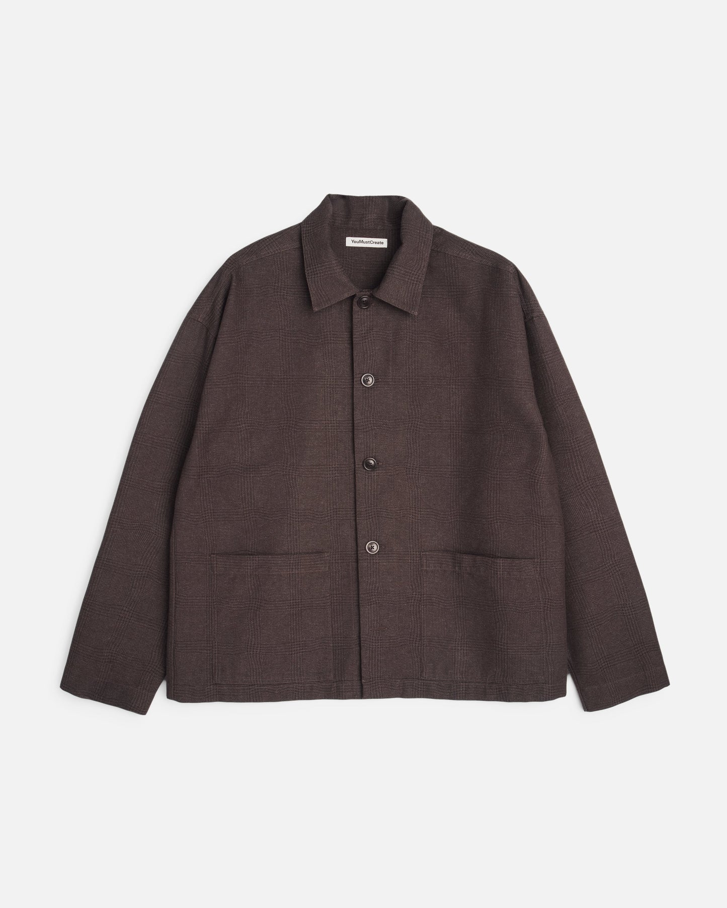 YMC Mens PJ Overshirt Brown