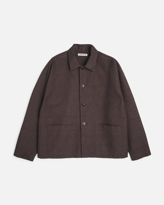 YMC Mens PJ Overshirt Brown
