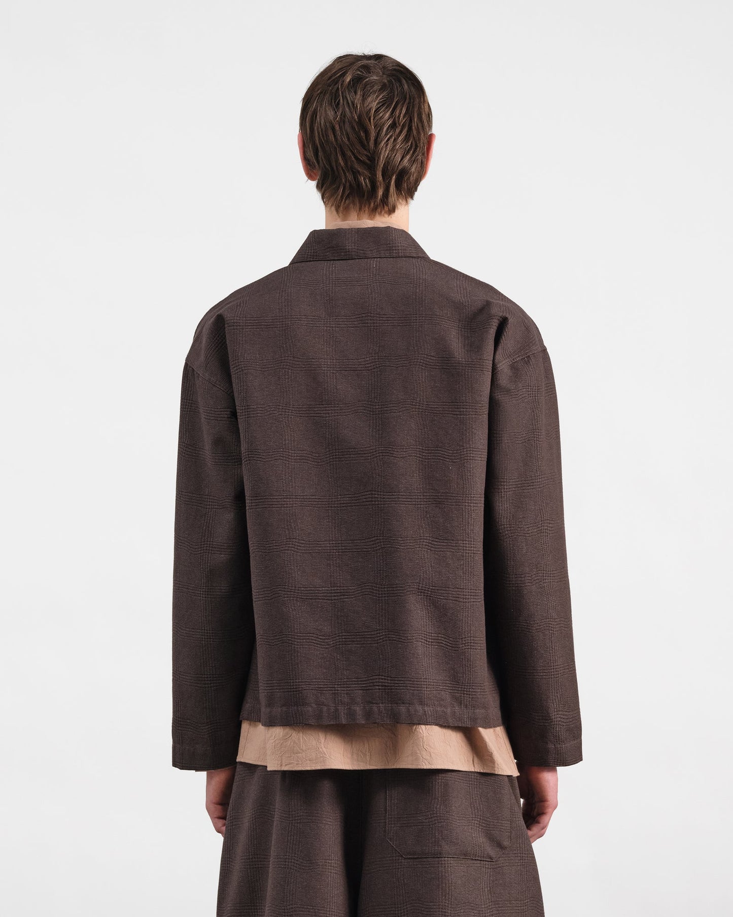 YMC Mens PJ Overshirt Brown