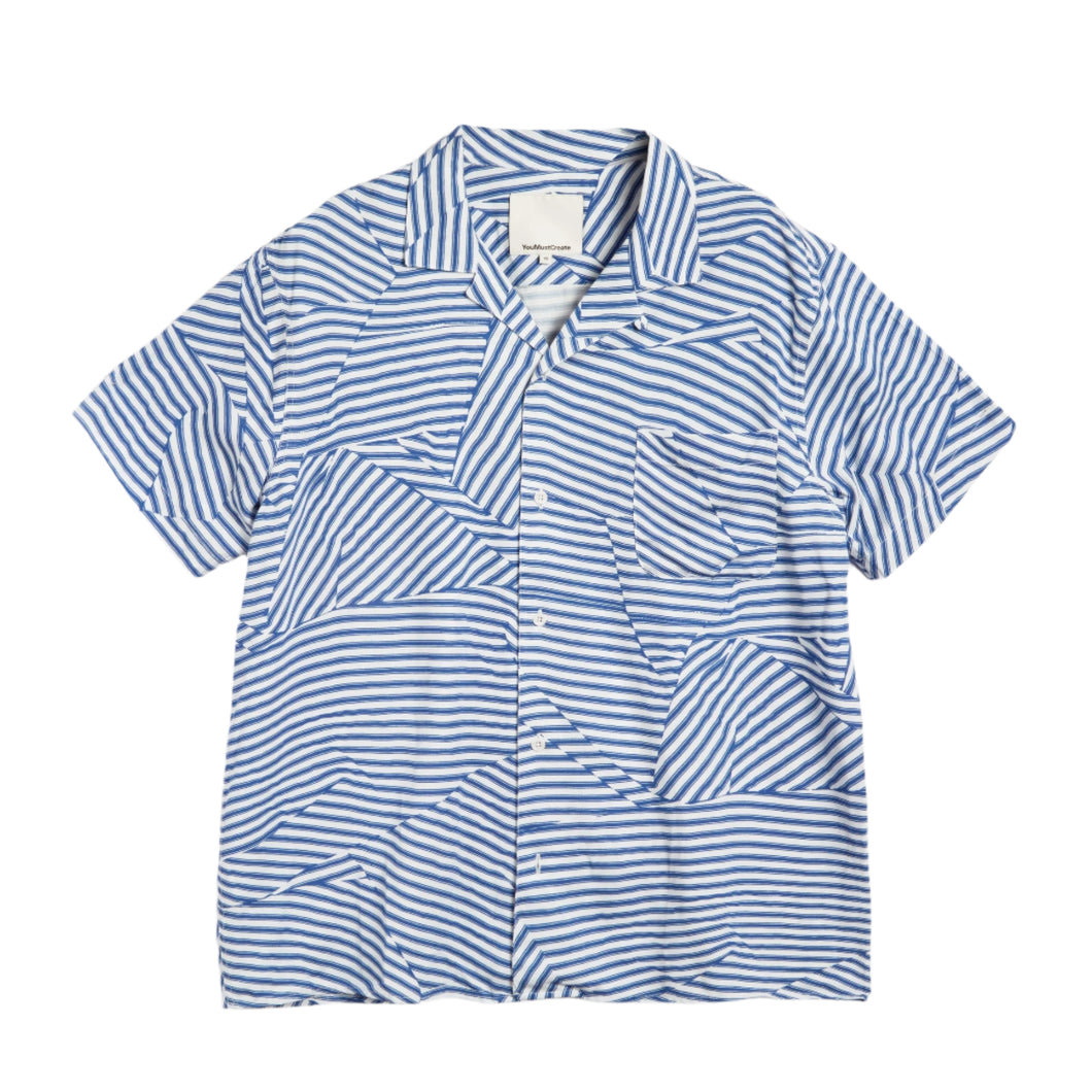 YMC Mens Malick Shirt Blue