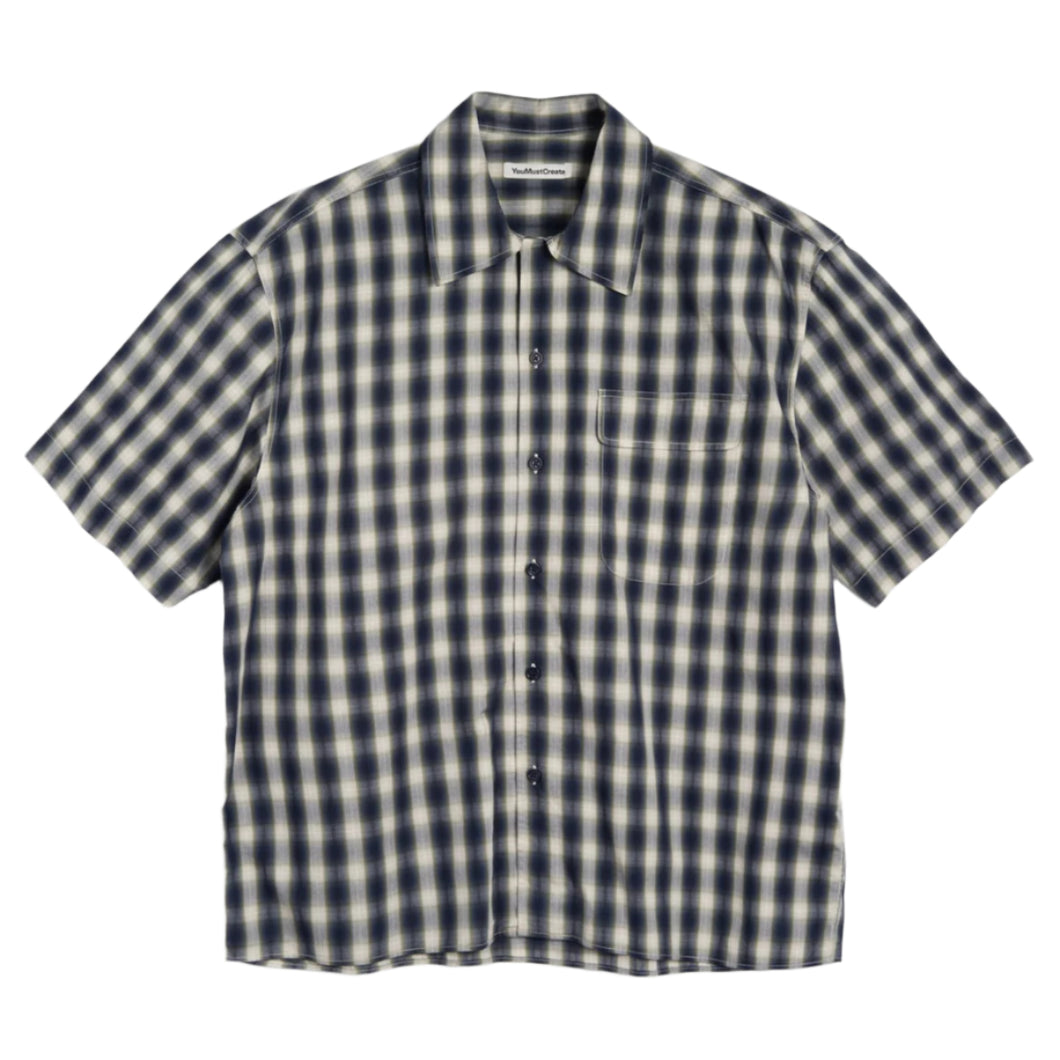 YMC Mens Wray Short Sleeve Shirt Green