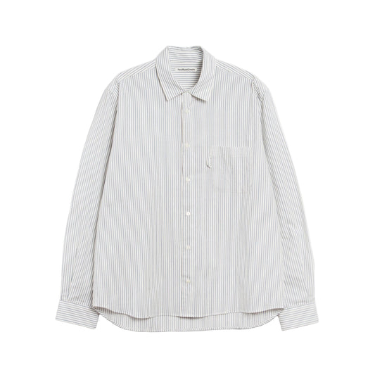 YMC Mens Curtis Shirt Natural / Navy