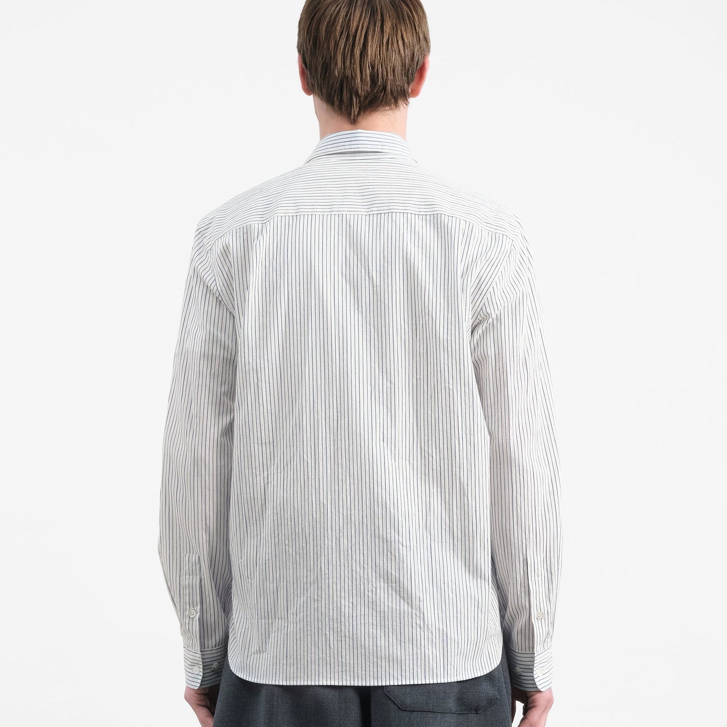 YMC Mens Curtis Shirt Natural / Navy