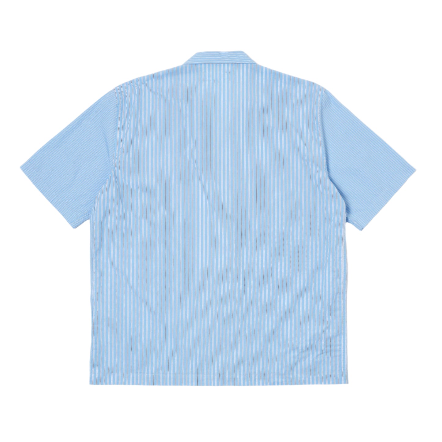 Universal Works Sal Road Shirt Vila Stripes Blue