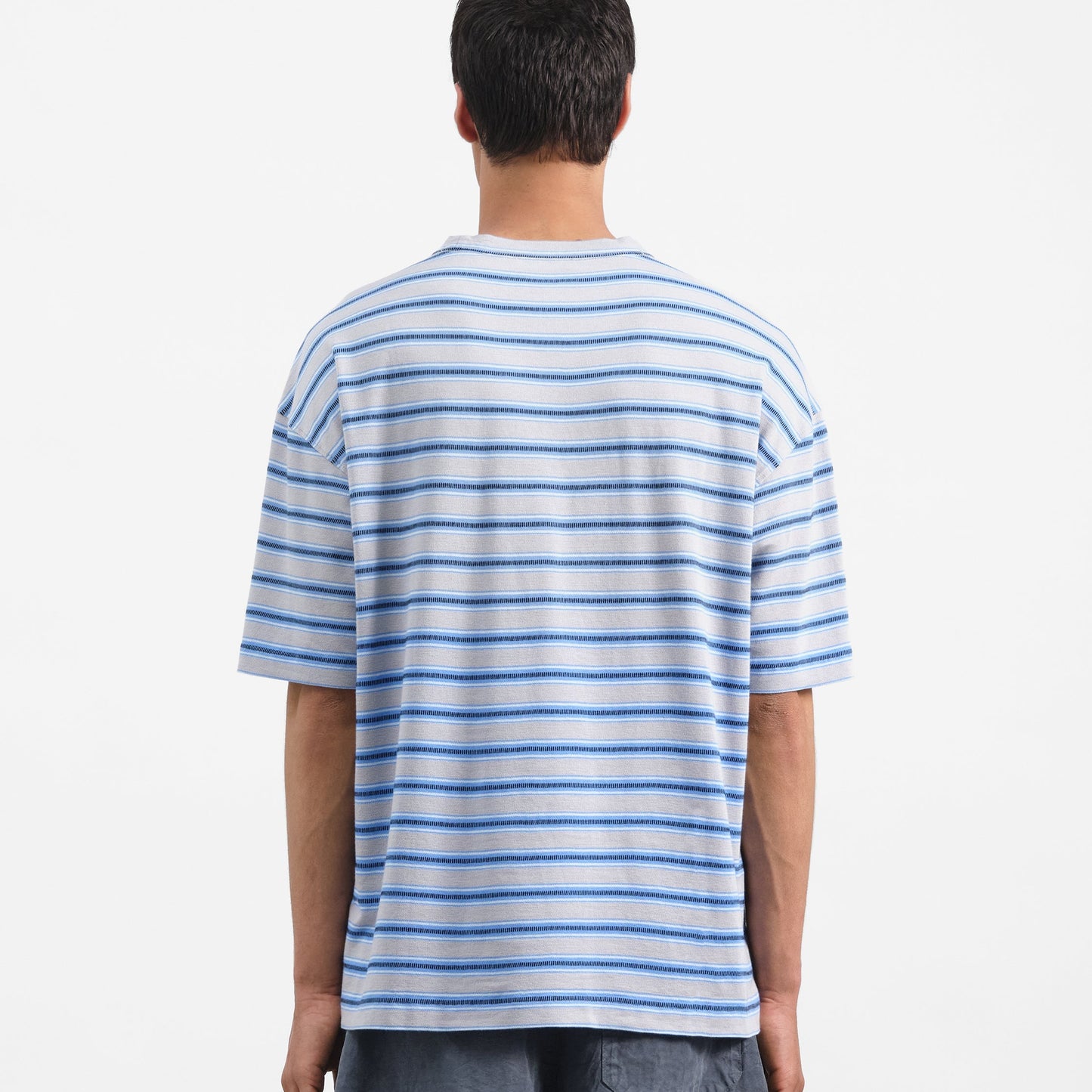 YMC Mens Triple T-Shirt Blue