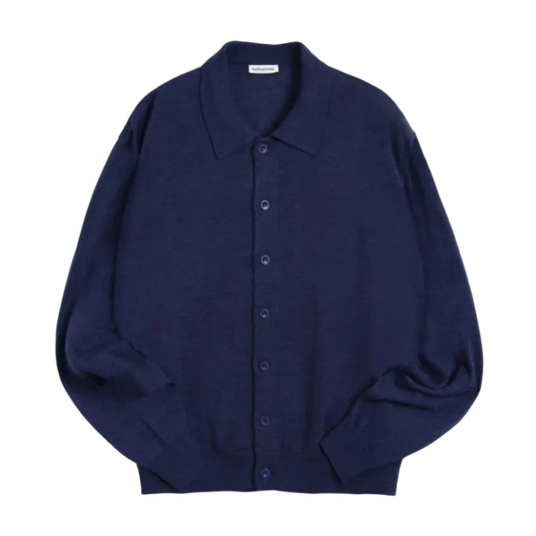 YMC Mens Rat Pack Cardigan Navy