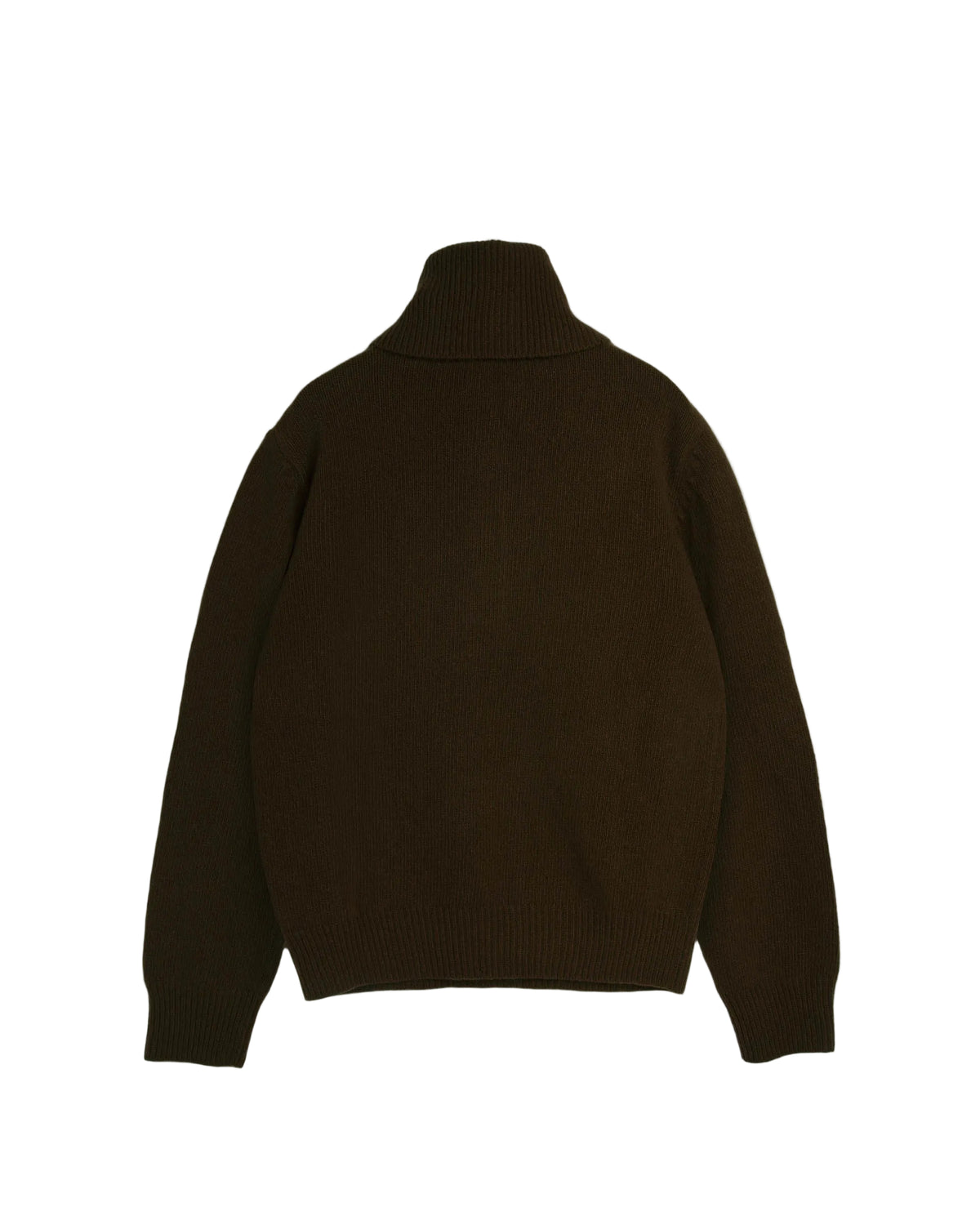 YMC Mens Runaway Neck Jumper Brown