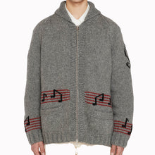 Load image into Gallery viewer, YMC Mens Cowichan Cardigan Grey
