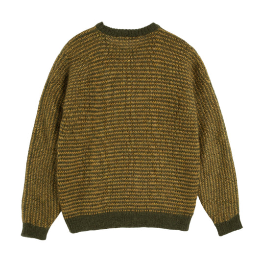 YMC Mens Black Palm Knit Black Yellow / Green