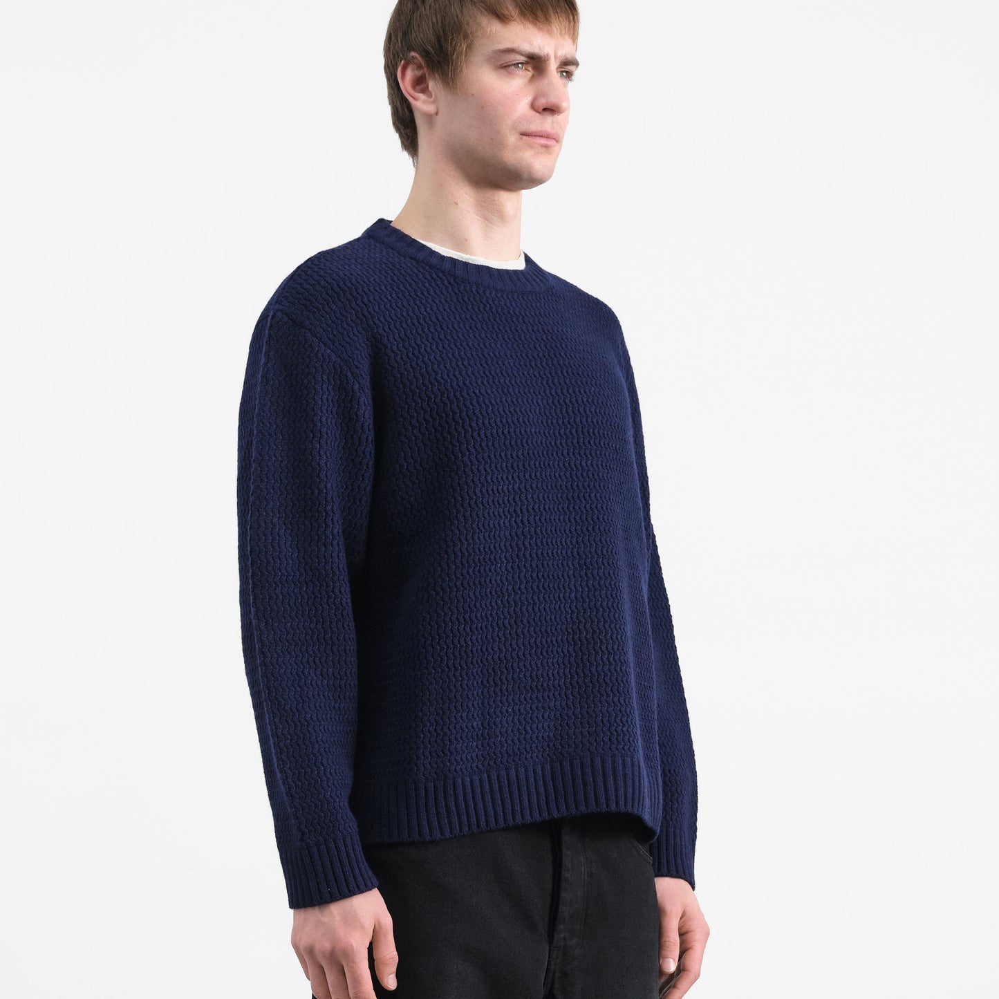YMC Mens Flint Jumper Navy