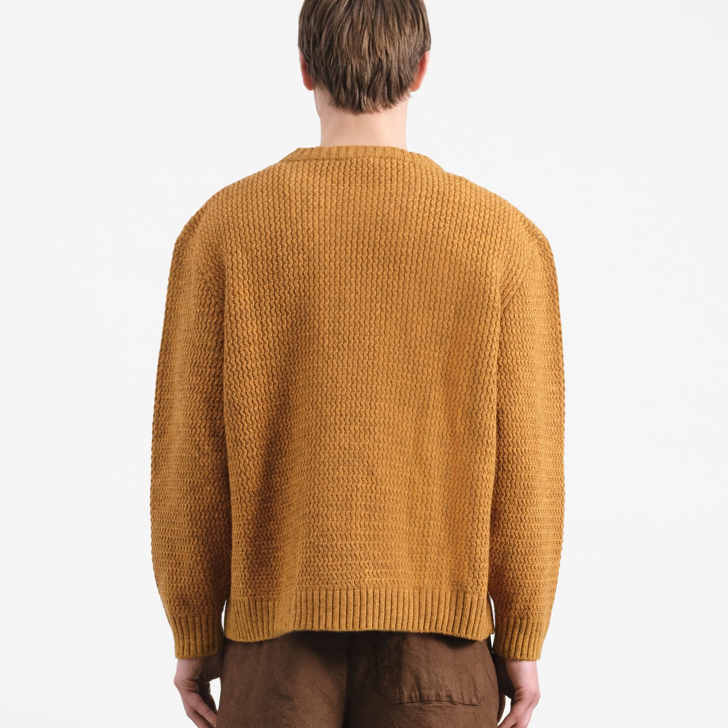 YMC Mens Flint Jumper Orange