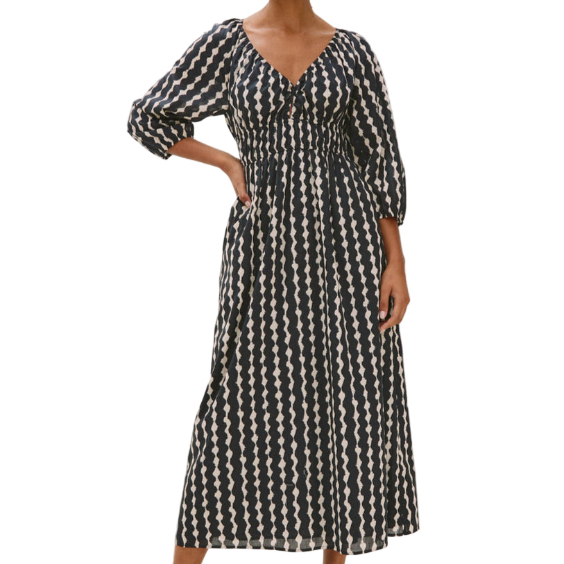 Rails Paio Dress Painted Noir