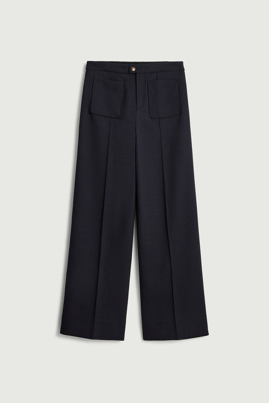 Soeur Wool Harry Pants Navy