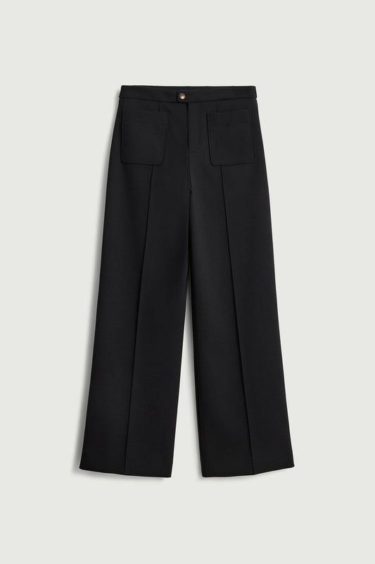 Soeur Wool Harry Pants Black