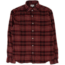 Load image into Gallery viewer, Hartford Paul Woven Mens Shirt Bordeaux Check
