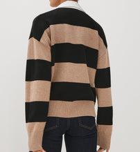 Load image into Gallery viewer, Rails Paxton Polo Oatmeal / Black
