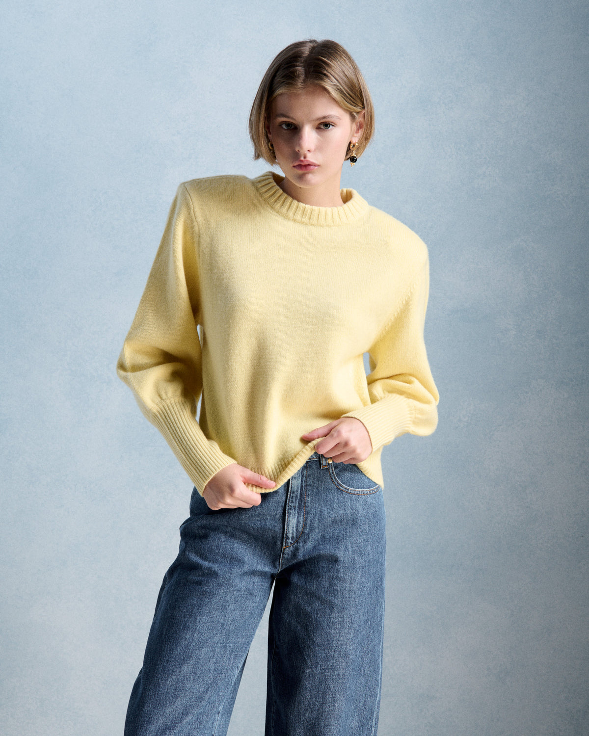 Petite Mendigote Madeleine Sweater Wheat