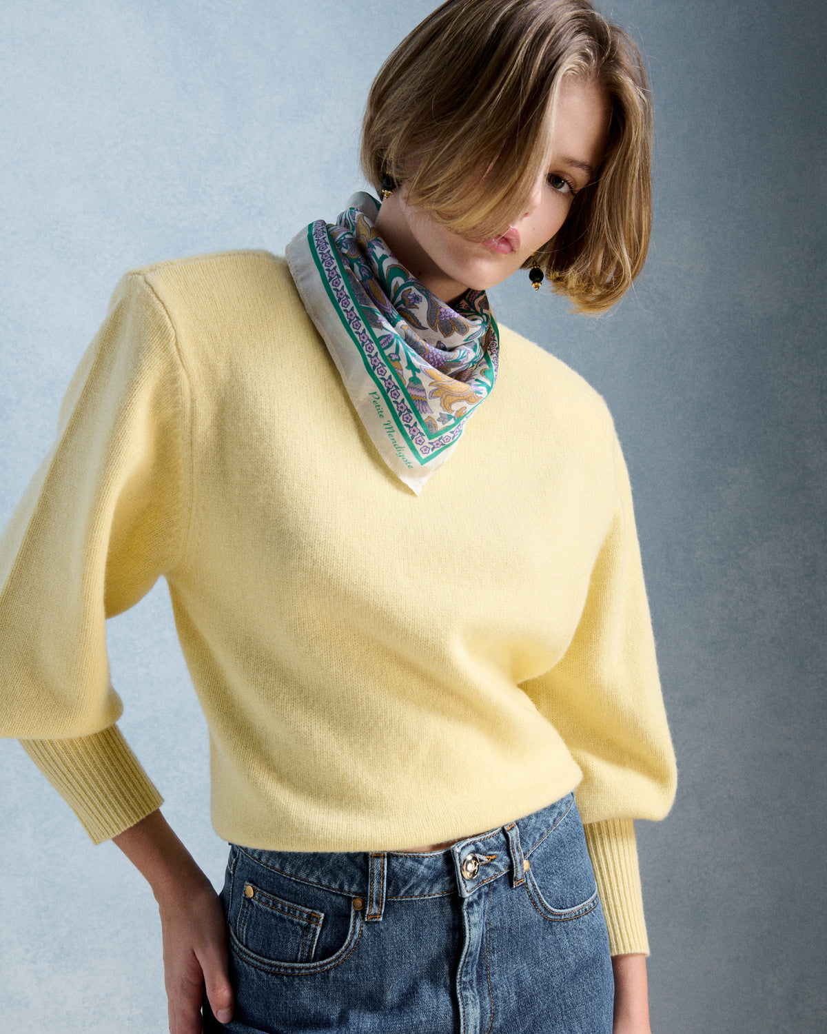 Petite Mendigote Madeleine Sweater Wheat