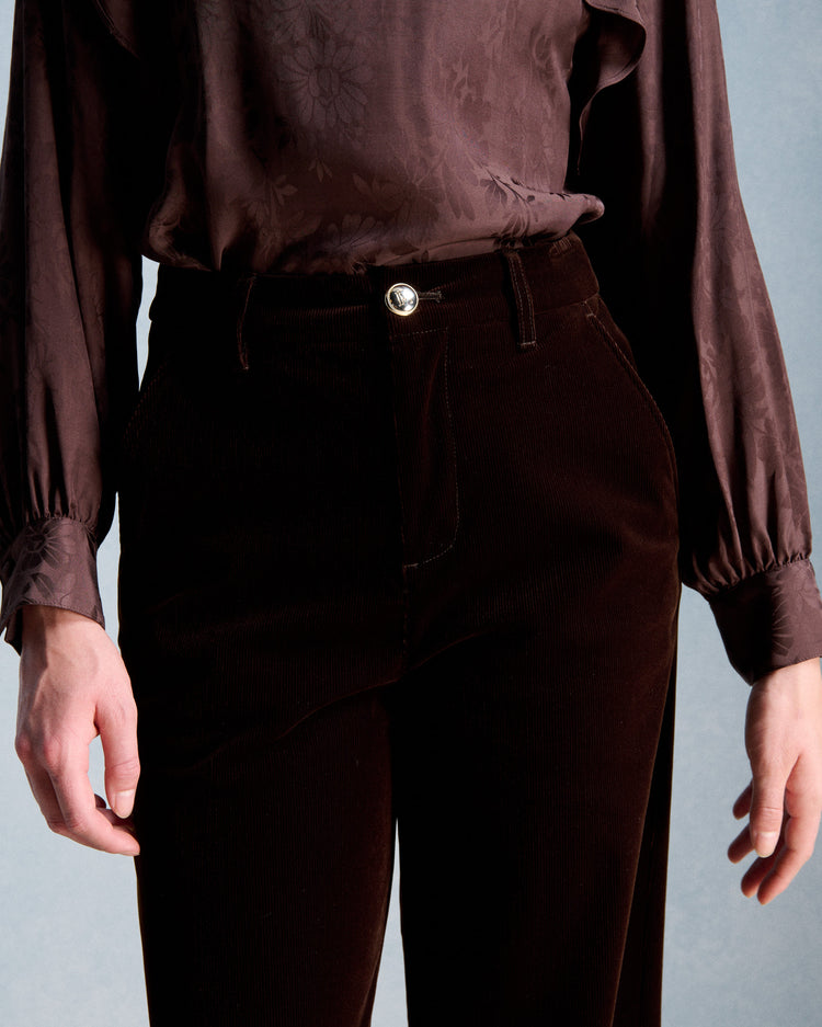 Petite Mendigote Pedro pants Chocolate