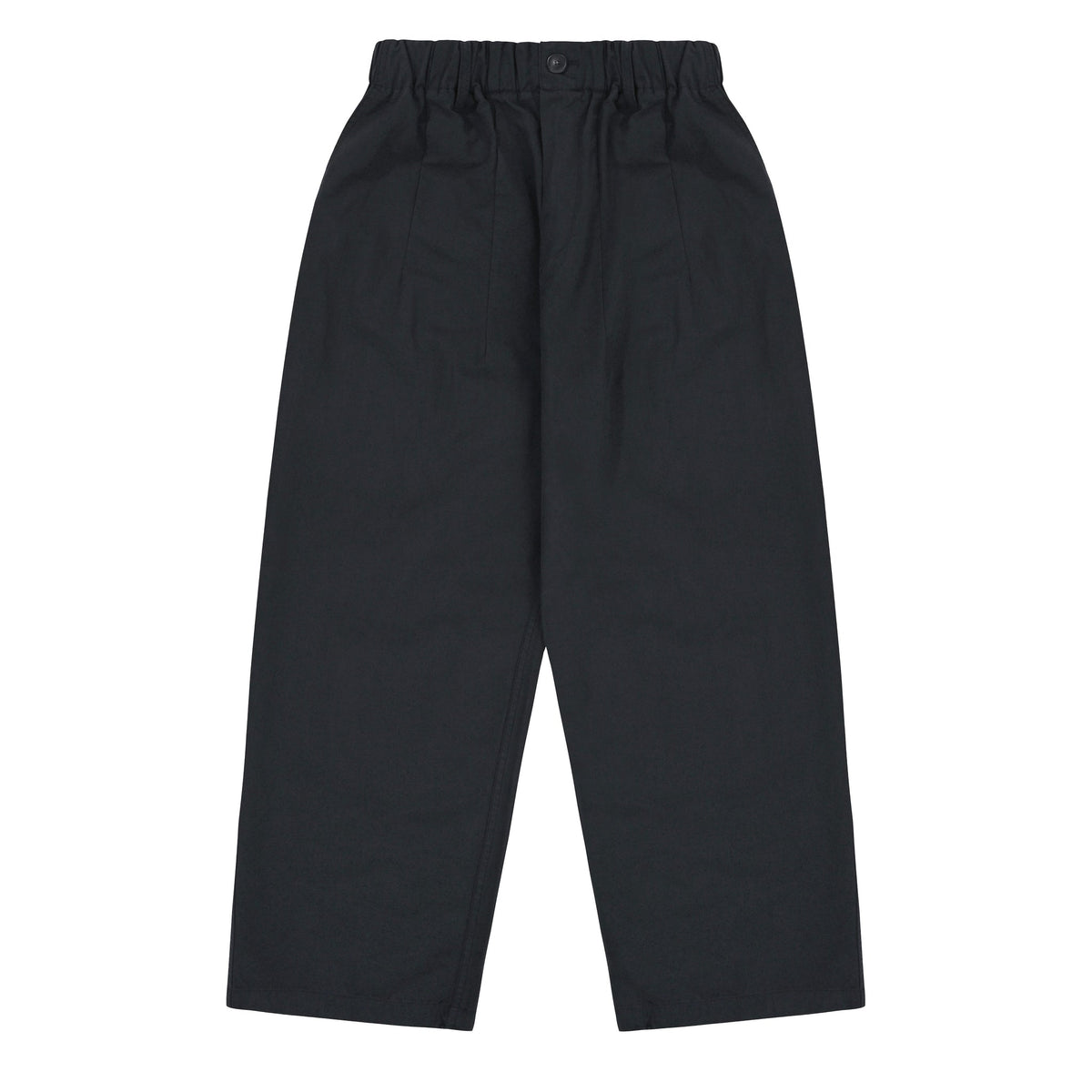 Kappy Design Pintuck Wide Chino Pants Navy
