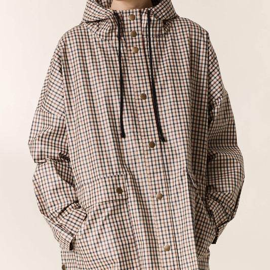 Leon & Harper Vannah Crx Poncho Ecru