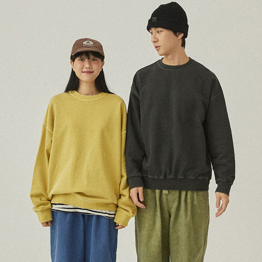 Kappy Design Pigment Sweatshirt Dark Grey