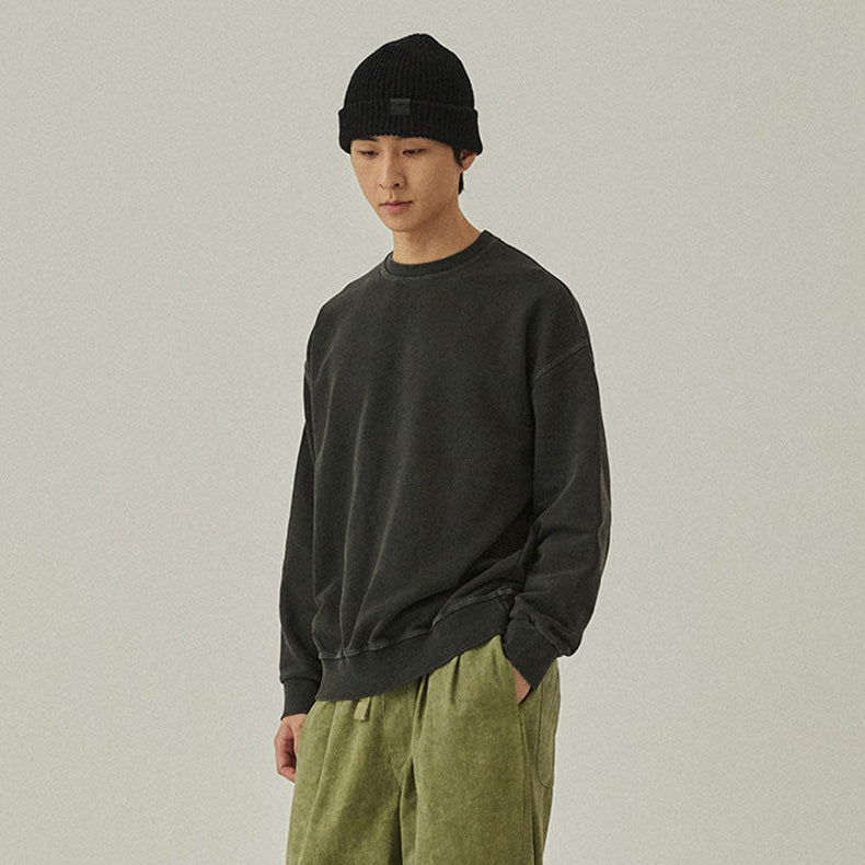 Kappy Design Pigment Sweatshirt Dark Grey