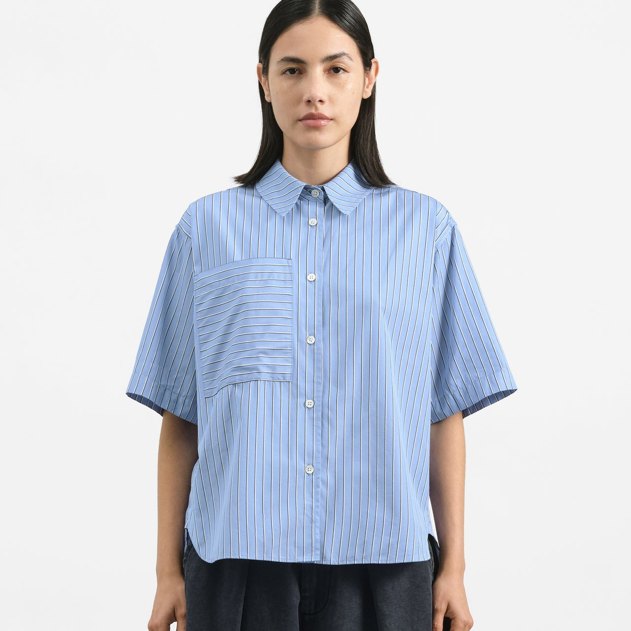 YMC Eva Shirt Blue