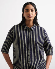 Load image into Gallery viewer, YMC Marianne Shirt Navy
