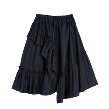 Load image into Gallery viewer, YMC Draped Skirt Navy
