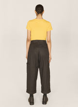 Load image into Gallery viewer, YMC Grease Cotton Linen Trouser Black
