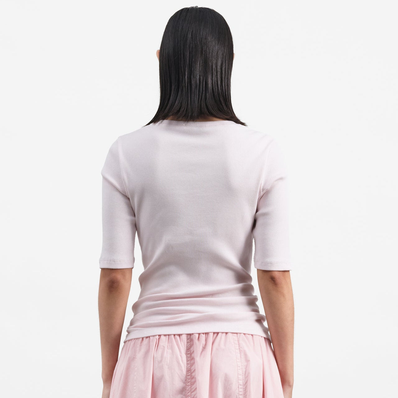 YMC Charlotte Rib T-Shirt Pink