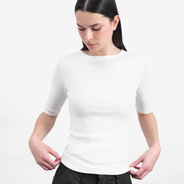 YMC Earth Charlotte T-Shirt White