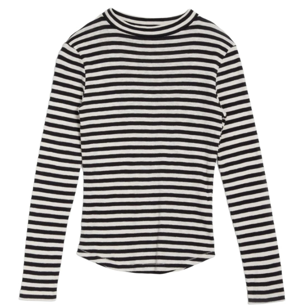 YMC High Rain Stripe Top Black