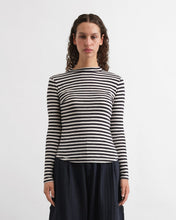 Load image into Gallery viewer, YMC High Rain Stripe Top Black
