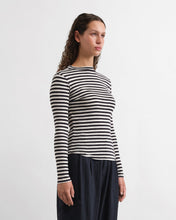 Load image into Gallery viewer, YMC High Rain Stripe Top Black
