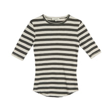 Load image into Gallery viewer, YMC Charlotte Stripe Top Grey / Stone
