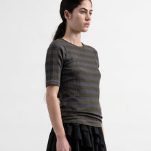 Load image into Gallery viewer, YMC Earth Charlotte T-Shirt Black / Grey
