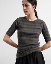 Load image into Gallery viewer, YMC Earth Charlotte T-Shirt Black / Grey
