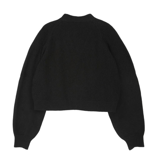 YMC Computer Cardigan Black