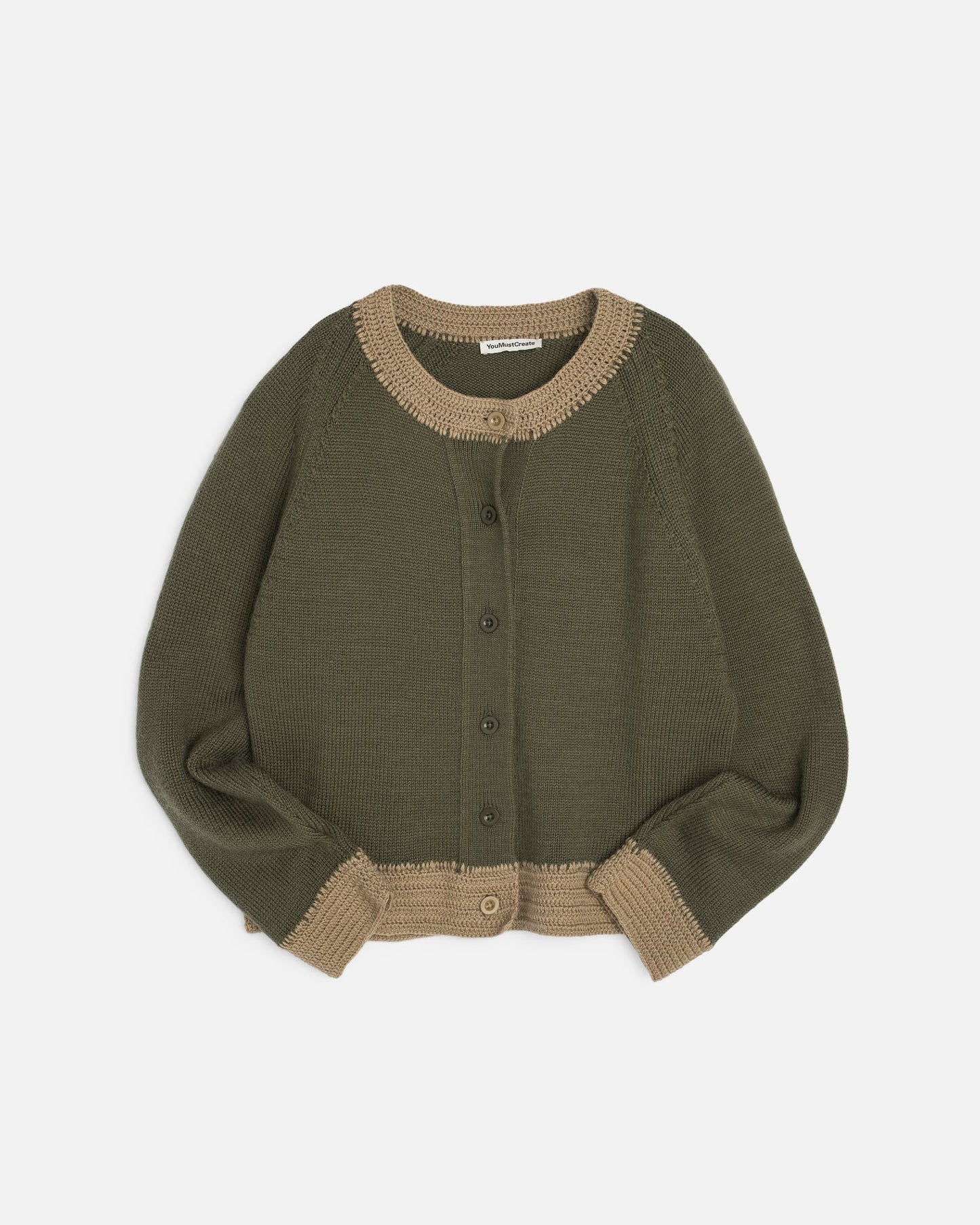 YMC Atomic Cardigan Dark Green
