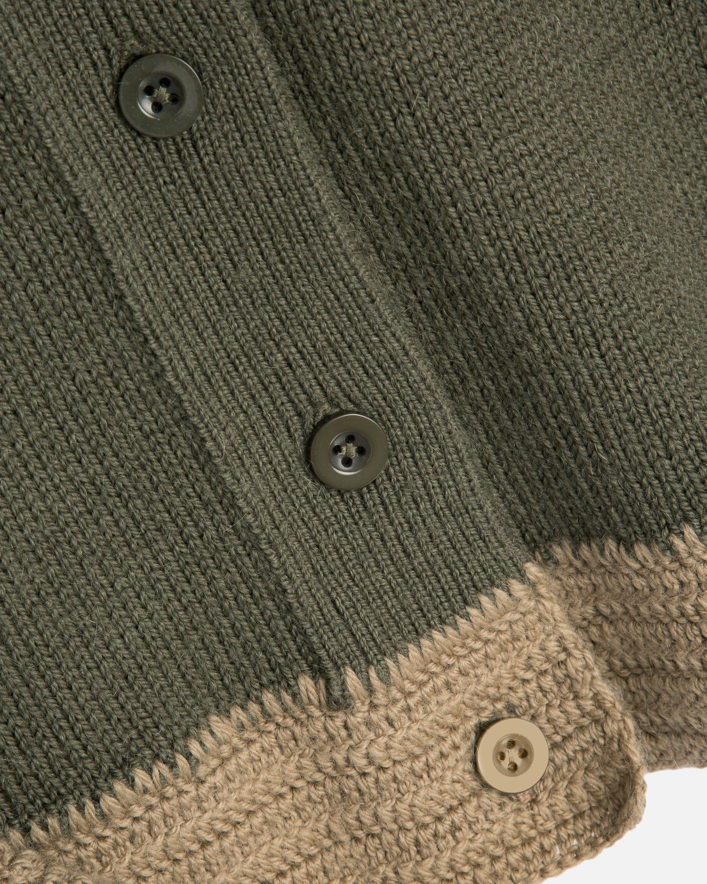 YMC Atomic Cardigan Dark Green