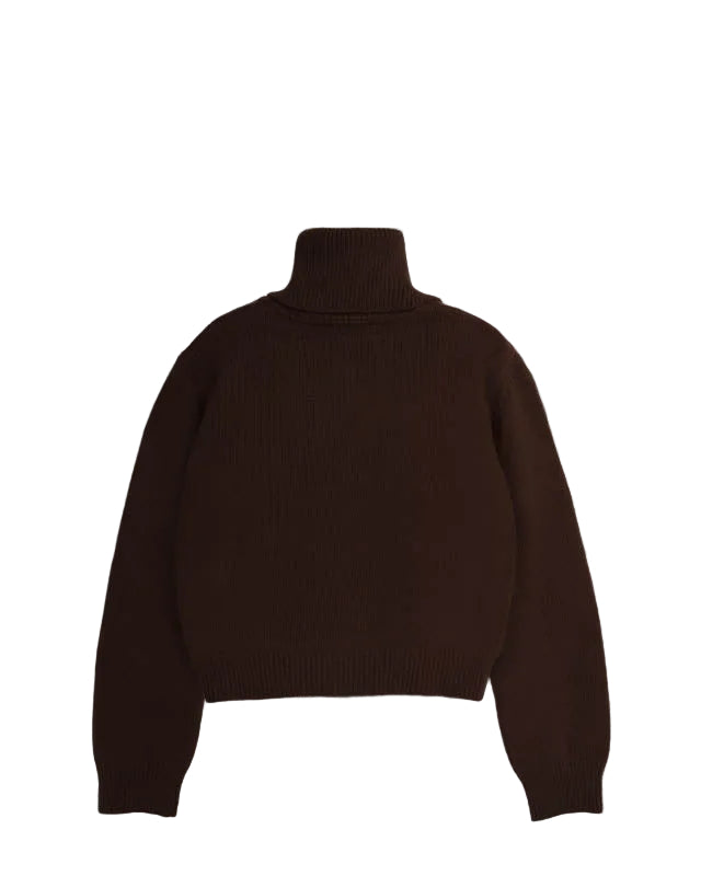 YMC Runaway Neck Jumper Brown