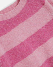 Load image into Gallery viewer, YMC Jets Stripe Crew Knit Pink Stripe
