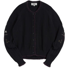 Load image into Gallery viewer, YMC Lotus Cardigan Black
