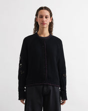 Load image into Gallery viewer, YMC Lotus Cardigan Black
